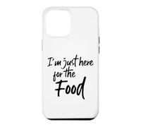 Im Just Here for The Food Funny Saying Pot Luck Hungry Coque pour iPhone 12 Pro Max