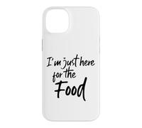 Im Just Here for The Food Funny Saying Pot Luck Hungry Coque pour iPhone 14 Plus