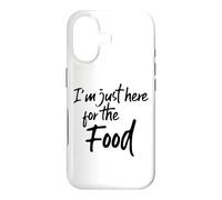 Im Just Here for The Food Funny Saying Pot Luck Hungry Coque pour iPhone 17