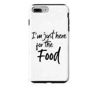 Im Just Here for The Food Funny Saying Pot Luck Hungry Coque pour iPhone 7 Plus/8 Plus