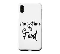 Im Just Here for The Food Funny Saying Pot Luck Hungry Coque pour iPhone XS Max