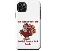 I'm Just Here for The Football Pumpkin Pie & Snacks Coque pour iPhone 11 Pro Max