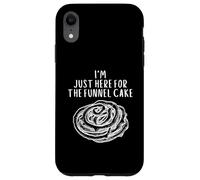 I'm Just Here for The Funnel Cake Funny Wedding Carnival Pie Coque pour iPhone XR