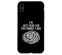 I'm Just Here for The Funnel Cake Funny Wedding Carnival Pie Coque pour iPhone XS Max