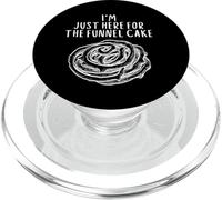 I'm Just Here for The Funnel Cake Funny Wedding Carnival Pie PopSockets PopGrip pour MagSafe