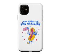 I'm Just Here for The Glizzies Funny Fourth of July Wiener Coque pour iPhone 11