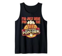 I'm just here for the Hot Buttered Popcorn Funny Débardeur