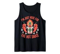 I'm Just Here for The Hot Sauce Chili Pepper Débardeur