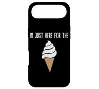I'm Just Here for The Ice Cream Meme Cute Vanilla Soft Serve Coque pour iPhone Air
