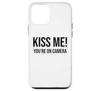 Im Just Here for The Kiss Cam Show Kiss Me Youre on Camera Coque pour iPhone 12 Mini