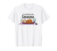 I'm Just Here for the Savasana Sloth Yoga T-Shirt
