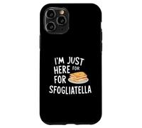 I'm Just Here for The Sfogliatelle Italian Ricotta Pastry Coque pour iPhone 11 Pro