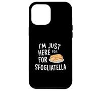 I'm Just Here for The Sfogliatelle Italian Ricotta Pastry Coque pour iPhone 12 Pro Max