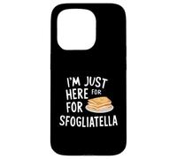 I'm Just Here for The Sfogliatelle Italian Ricotta Pastry Coque pour iPhone 15 Pro