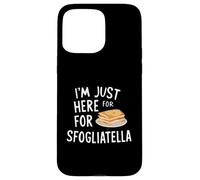 I'm Just Here for The Sfogliatelle Italian Ricotta Pastry Coque pour iPhone 15 Pro Max
