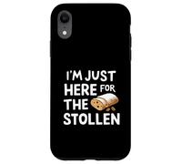 I'm Just Here for The Stollen German Holiday Bread Pâte d'amande Coque pour iPhone XR