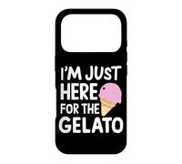 I'm Just Here for The Strawberry Gelato Italian Ice Cream Coque pour iPhone 17 Pro
