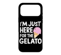 I'm Just Here for The Strawberry Gelato Italian Ice Cream Coque pour iPhone 17 Pro Max