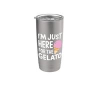 I'm Just Here for the Strawberry Gelato Italian Ice Cream Gobelet isotherme en acier inoxydable double paroi