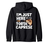 I'm Just Here for The Torta Caprese Italian Flourless Cake Sweat à Capuche
