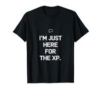I'm Just Here for The XP Pixel Gamer Humour Design T-Shirt
