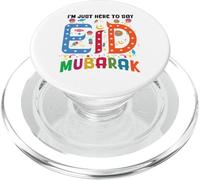 I'm Just Here to Say Eid Mubarak Fête Islamique Musulmane PopSockets PopGrip pour MagSafe