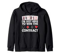 I'm Just Here to Win The Contract Sweat à Capuche