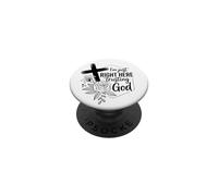 I'm Just Here Trusting God Christian Men and Women PopSockets PopGrip Adhésif