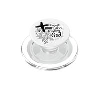 I'm Just Here Trusting God Christian Men and Women PopSockets PopGrip pour MagSafe