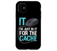 I'm Just in It for Cache Service D'assistance Informatique Coque pour iPhone 11