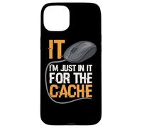 I'm Just in It for Cache Service D'assistance Informatique Coque pour iPhone 15 Plus