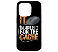 I'm Just in It for Cache Service D'assistance Informatique Coque pour iPhone 15 Pro