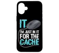 I'm Just in It for Cache Service D'assistance Informatique Coque pour iPhone 16 Plus