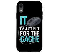 I'm Just in It for Cache Service D'assistance Informatique Coque pour iPhone XR