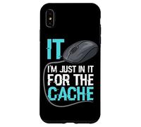 I'm Just in It for Cache Service D'assistance Informatique Coque pour iPhone XS Max
