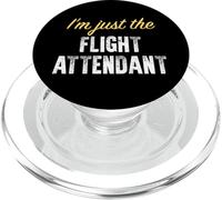 I'm Just The Flight Attendant - Drôle PopSockets PopGrip pour MagSafe