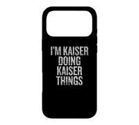 I'm Kaiser Doing Kaiser Things Funny Vintage Coque pour iPhone 17 Pro Max