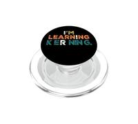 I'm Learning Kerning Funny Typography Humour PopSockets PopGrip pour MagSafe
