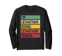 I'm Leviathan Doing Leviathan Things Funny Personnalisé Manche Longue