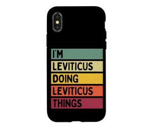 I'm Leviticus Doing Leviticus Things Funny Personnalisé Coque pour iPhone X/XS