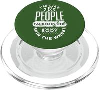 I'M Like 12 People Emballés dans un corps Spin The Wheel PopSockets PopGrip pour MagSafe