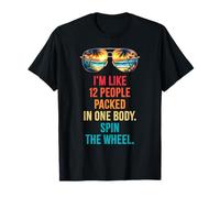 I'm Like 12 People Packed in One Body. Spin The Wheel. Drôle T-Shirt