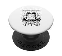 I'm Living The Dream One Bad Decision at A Time (Grenouille Amusante) PopSockets PopGrip Adhésif