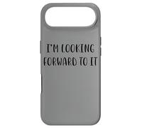 I'm Looking Forward to it Funny Idea White Lie Party Coque pour iPhone Air