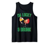 I'm Lucky & Drunk Day Drinking St Patrick Day Shenanigans Débardeur