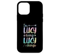 I'm Lucy Doing Lucy Things Prénom personnalisé Coque pour iPhone 12 Mini