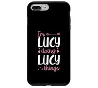 I'm Lucy Doing Lucy Things Prénom personnalisé Coque pour iPhone 7 Plus/8 Plus