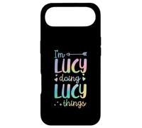 I'm Lucy Doing Lucy Things Prénom personnalisé Coque pour iPhone Air