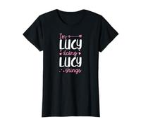 I'm Lucy Doing Lucy Things Prénom personnalisé T-Shirt