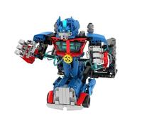 iM.Master - Battle Bots hydrauliques bleus - Robot combattants - Blocs de construction - 694 pièces - Combinez-le avec un autre modèle pour 2 joueurs - Jouets éducatifs Stem - Maquette à construire